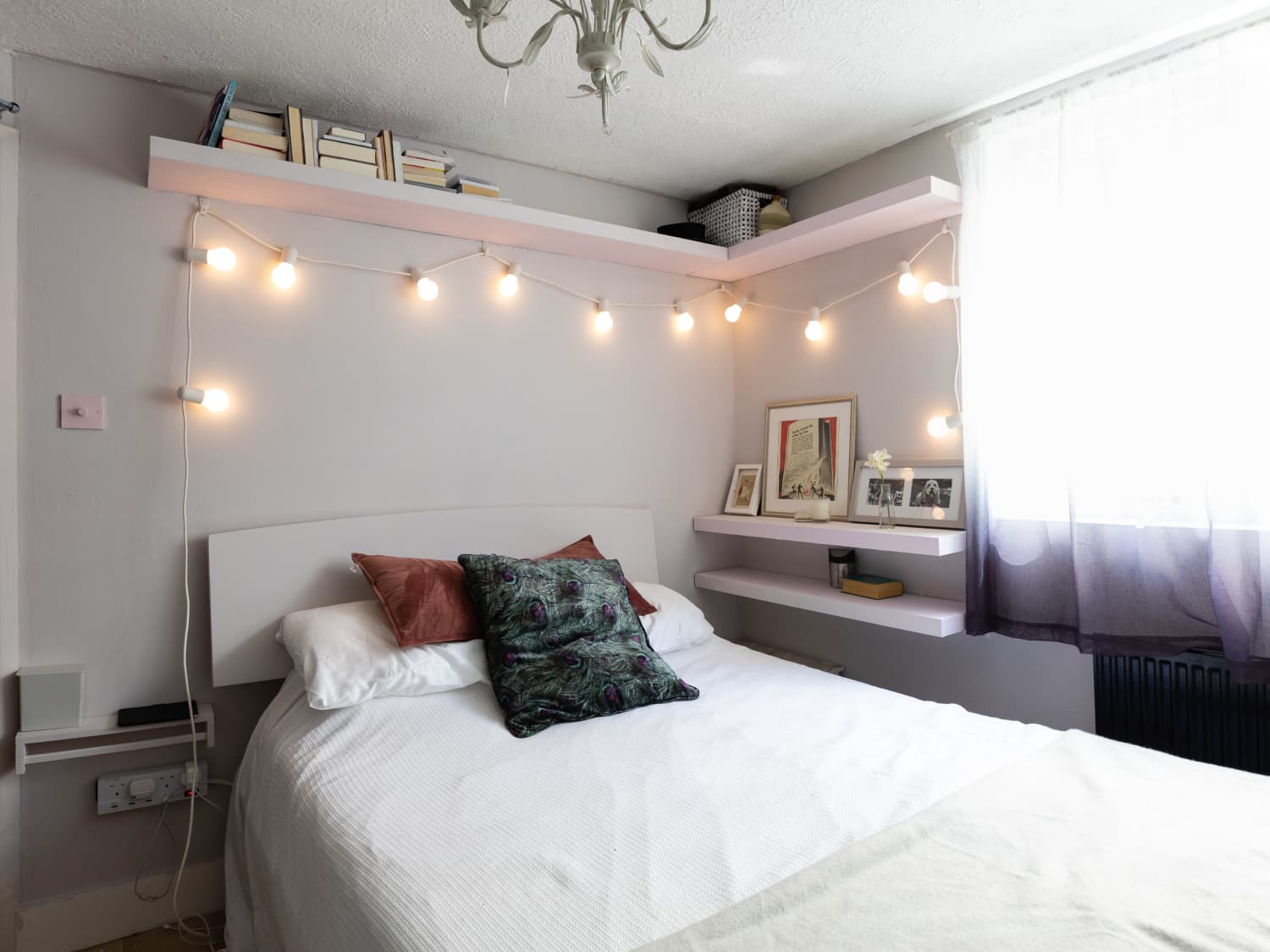 How to Hang Lights in the Bedroom String Lights Pendants Sconces Apartment Therapy